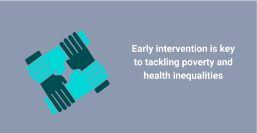 Health and money advice services working together to get children off to the best start in life.