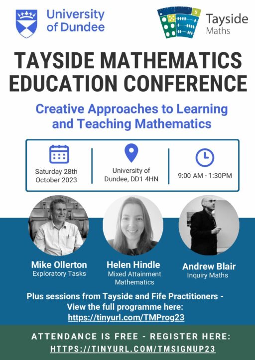 Tayside Mathematics Education Conference